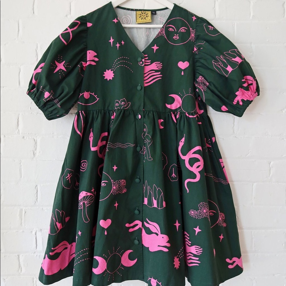 NWT Lazy Oaf Laura Callahan Magic Dress 20